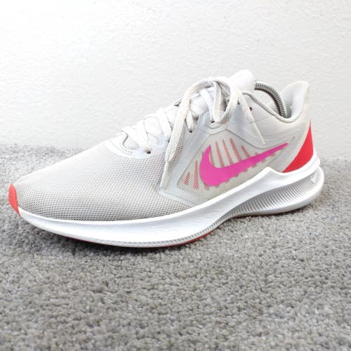 Nike Downshifter 10 Womens Size 10 Running Shoes Light Gray Pink CI9984-002