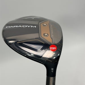 Callaway NEW Paradym 7 Wood 21° HZRDUS Silver 60g Stiff Flex Fairway Wood