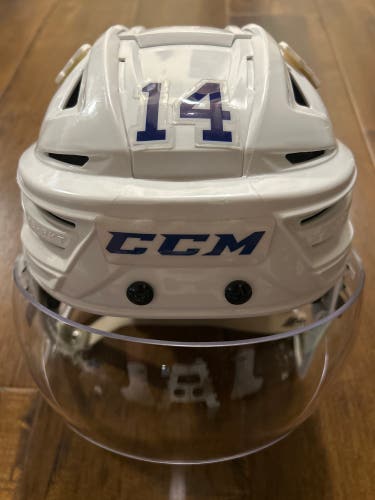 Bakersfield Condors / Edmonton Oilers Pro Stock Medium Bauer Re-Akt 150 Helmet (Used)