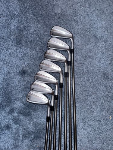 Men's 2023 TaylorMade 2023 P790 Right Handed Iron Set Extra Stiff Flex Steel Shaft (Used)