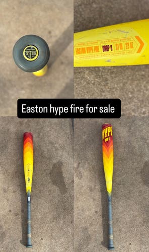 2024 Easton Hype Fire Composite USSSA Certified Bat (-8) 23 oz 31" (Used)