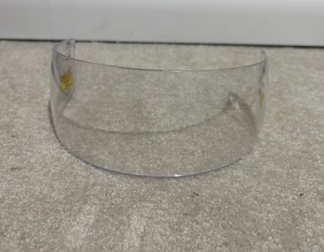 Bauer Pro Straight Visor Clear Visor (Used)