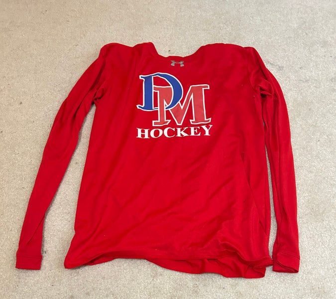 Red XL Boys Under Armour Shirt (Used)