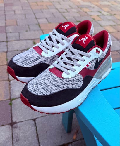 MENS NIKE AIR MAX SYSTM "ALABAMA CRIMSON TIDE" SNEAKERS ROLL TIDE US SIZE 12 NEW
