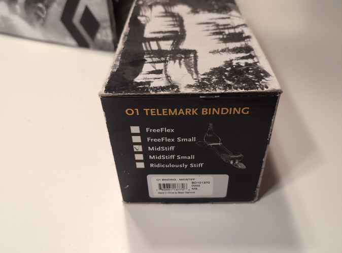Black Diamond 01 Telemark Ski Bindings (New)