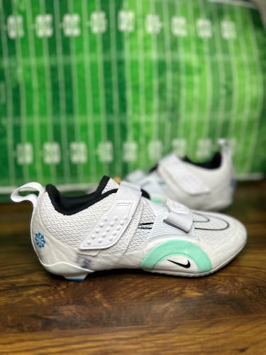 Size 6.5 Woman's Nike SeperRep Cycle 2 Next Nature White DH3395-100 NWT Cycling Shoes