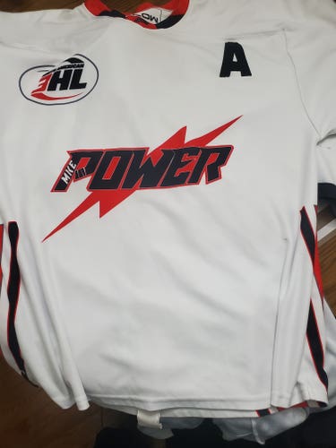 White XL Men's Flow Jersey (Used)