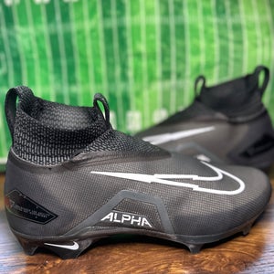 Size 11 - Nike Alpha Menace Elite 3 Black CT6648-010 NEW! Men’s Football Cleats