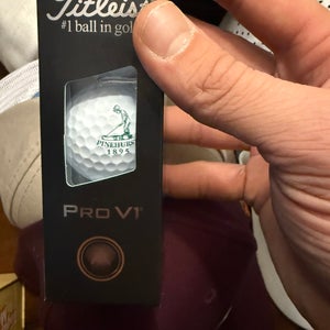Titleist Pro V1 Pinehurst Putter Boy Logo Balls - 1 sleeve
