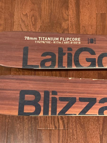 Used Men's Blizzard Latigo 170 cm Skis | LOOK SPX 12 Bindings
