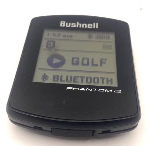 Bushnell Phantom 2 Golf GPS Rangefinder Black with Magnetic *Tested*