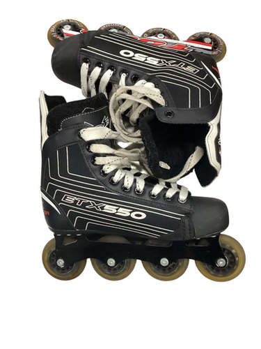 Used Tour Skate ETX 550 Roller Hockey Skates Black Senior 9 11613-S000173430