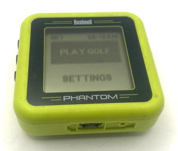 Bushnell Golf Phantom GPS Rangefinder Pre Owned Working Yellow *tested*