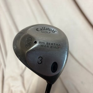 Men's Callaway Big Bertha Warbird Right Handed Fairway Wood Stiff Flex 3 Wood (Used)