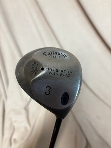 Men's Callaway Big Bertha Warbird Right Handed Fairway Wood Stiff Flex 3 Wood (Used)