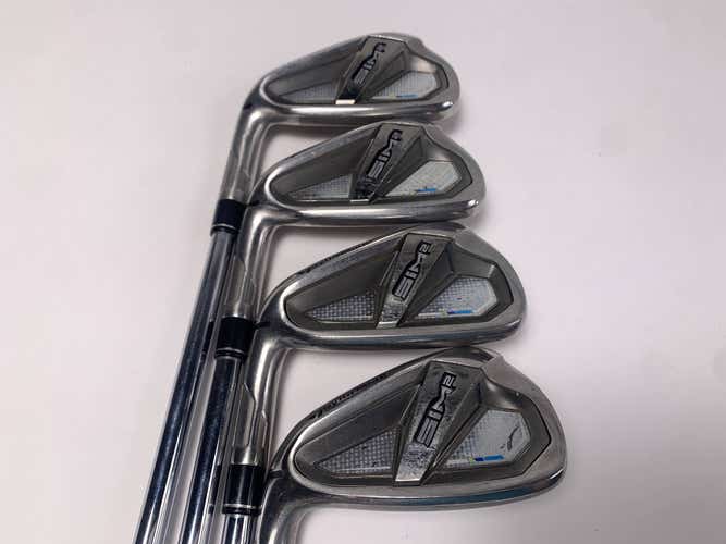 TaylorMade SIM2 MAX OS Iron Set 5-8 KBS Max MT 85g Regular Steel Mens LH