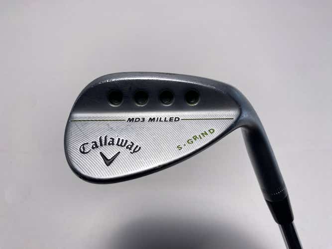 Callaway MD3 Milled Chrome S-Grind Sand Wedge SW 56* 10 DG Wedge Steel Mens RH