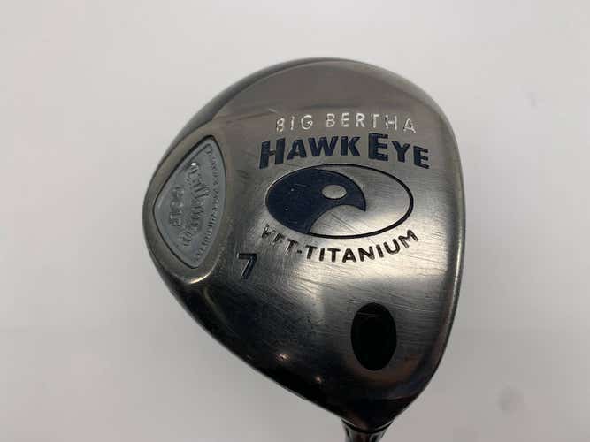 Callaway Hawkeye VFT 7 Fairway Wood 21* Big Bertha Gems 50 Ladies Graphite RH