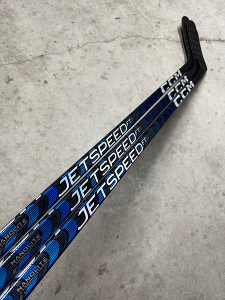 3 PACK - 85 Flex P92M Senior CCM JetSpeed FT5 Pro Left Hand Hockey Stick Pro Stock NHL (New)