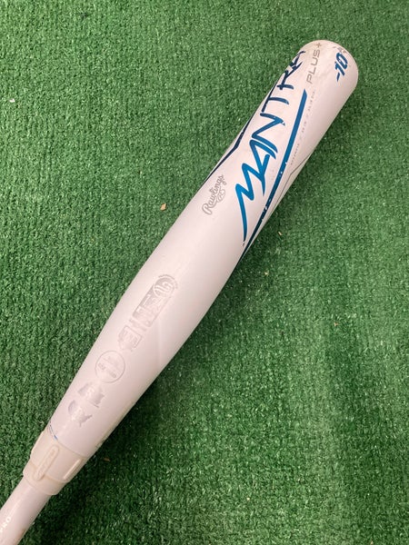 White 2023 Rawlings Mantra Composite Bat (-10) Composite 20 oz 30" (Used)