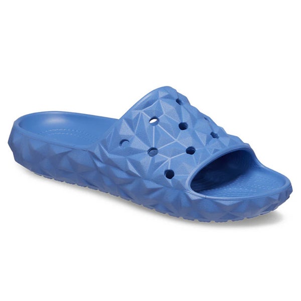 Crocs Classic Geometric Slide 2.0 209608-4ON Sandals Men's Blue Slip On NCB7
