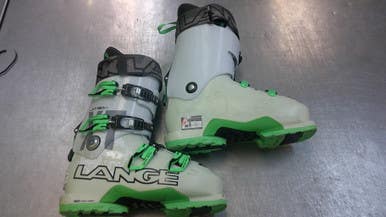 Used Lange XT130LV Mens DH Ski Boot White 265 MP - M08.5 - W09.5 11339-S000197235