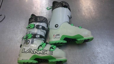 Used Lange XT130LV Mens DH Ski Boot White 265 MP - M08.5 - W09.5 11339-S000197235