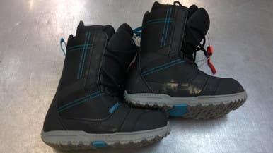 Used Burton IMPRINT 1 Mens Snowboard Boots Black Senior 10 11339-S000197236