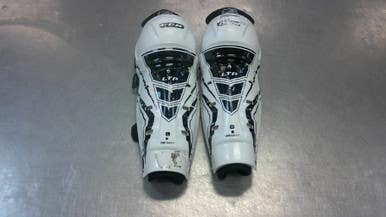 Used CCM SHINS Junior Shin Guards White 11" 11339-S000197233