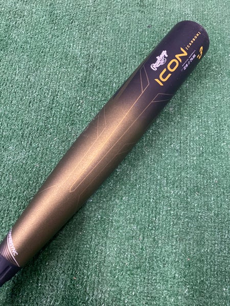 2023 Rawlings Icon Composite Bat BBCOR Certified (-3) Composite 29 oz 32" (Used)