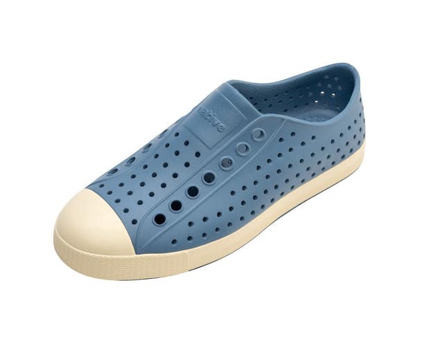 Native Shoes Jefferson 11111500-4430 Unisex M7-W9 Blue Perforated Slip-On NCW19