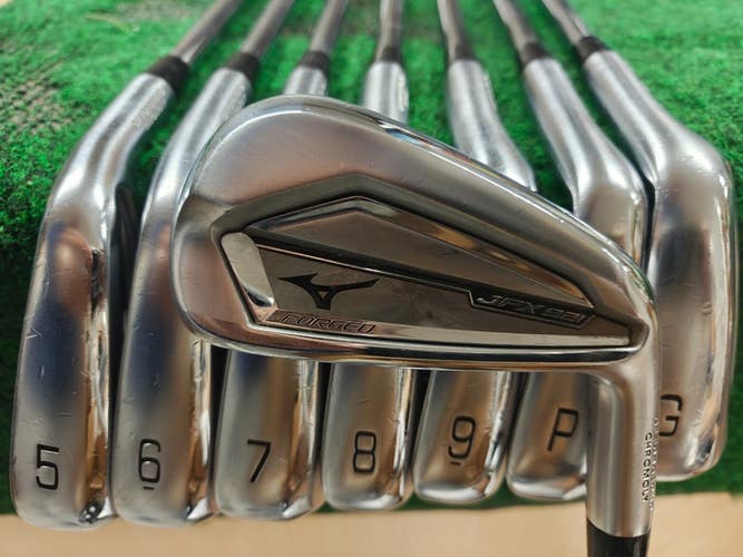 Mizuno JPX 921 Forged Golf Iron Set 4-PW,GW Stiff Flex Steel NS Pro Tour 120