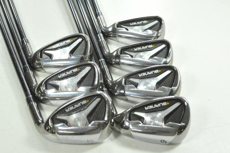 TaylorMade Burner 2009 6-PW,AW,SW Iron Set Senior Flex Right Graphite # 207449