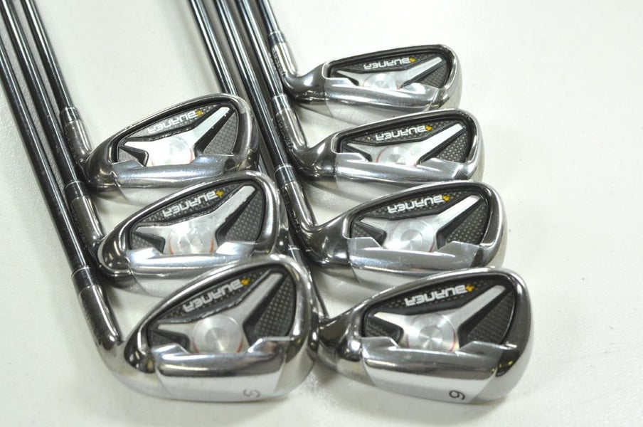 TaylorMade Burner 2009 6-PW,AW,SW Iron Set Senior Flex Right Graphite # 207449