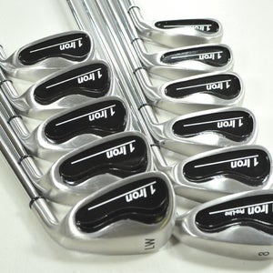 1 Golf Single Length 3-PW,GW,SW,LW Iron Set Stiff Flex RH Apollo Steel # 207566
