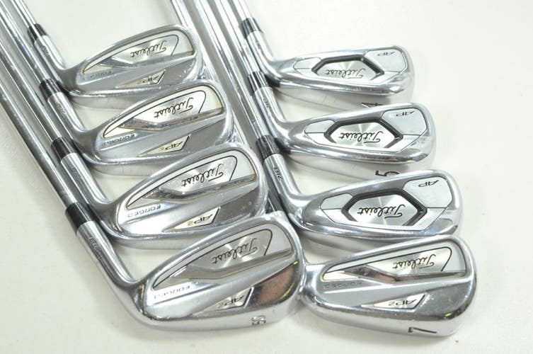 Titleist 718 AP2/AP3 Combo Set 4-PW,50* Iron Set Stiff Flex Right Steel # 207594