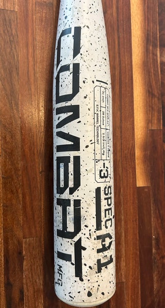2025 Combat MFG Spec A1 Alloy BBCOR Certified Bat (-3) 28 oz 31" (Used)