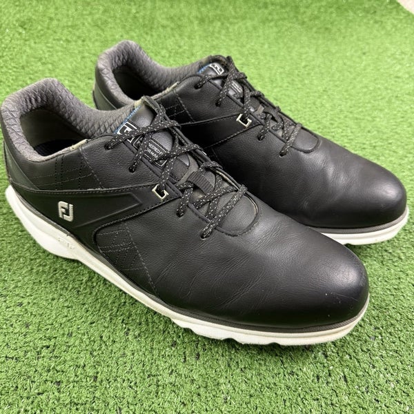 FootJoy Pro SL Carbon Ortholite Golf Shoe Black Spikeless 53108 Size 13 W Wide
