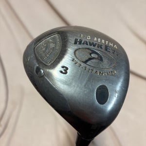 Men's Callaway Big Bertha Hawkeye Right Handed Fairway Wood Regular Flex 3 Wood (Used)