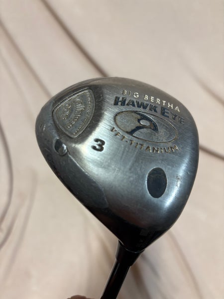 Men's Callaway Big Bertha Hawkeye Right Handed Fairway Wood Regular Flex 3 Wood (Used)