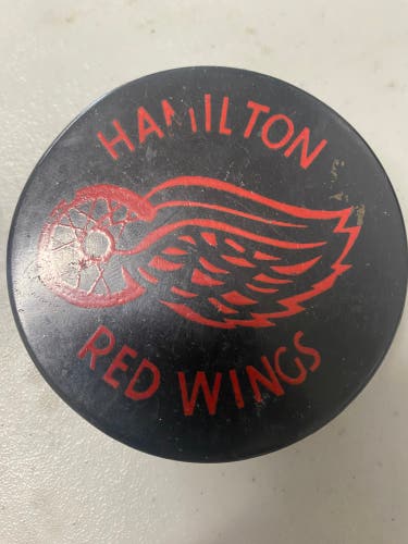 Hamilton Red Wings puck