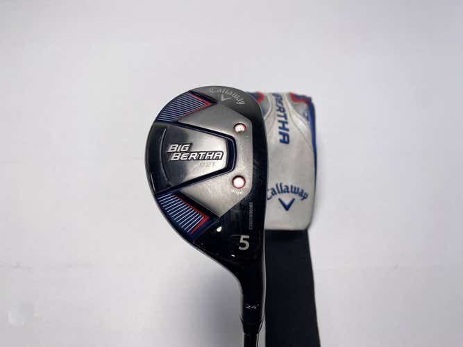 Callaway Big Bertha B21 5 Hybrid 24* RCH 65 65g Regular Graphite Mens RH HC