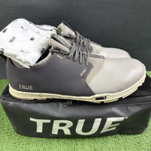True Linkswear Original 1.2 Mens Nine Iron Grey Athletic Golf Shoes Size 13