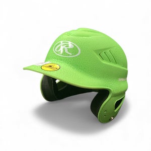 Used Rawlings BATTING HELMET Batting Helmet No Mask Green One Size 11846-S000098012