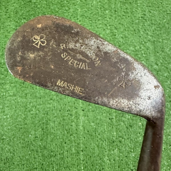 Hickory Wood Shaft Golf Club R. B. Larson Special Mashie Iron Right Handed 36