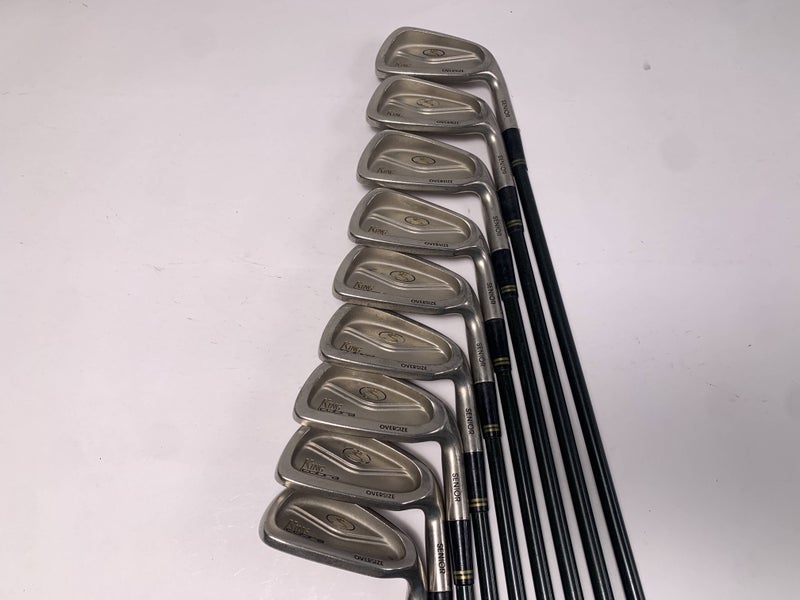 Cobra King Cobra Oversize Iron Set 3-PW+SW Senior Graphite Mens RH +1/2''