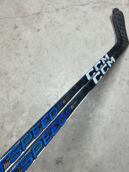 2 PACK 75 Flex Custom P28 Senior CCM JetSpeed FT6 Pro Left Hand Hockey Stick Pro Stock (New) NHL