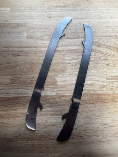 NHL Pro Stock Used Game Used Bauer LS3 296mm Skate Blades / Runners