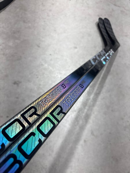 2 Pack85 Flex P92 Senior CCM RibCor Trigger 8 Pro Left Hand Hockey Stick Pro Stock NHL (New)