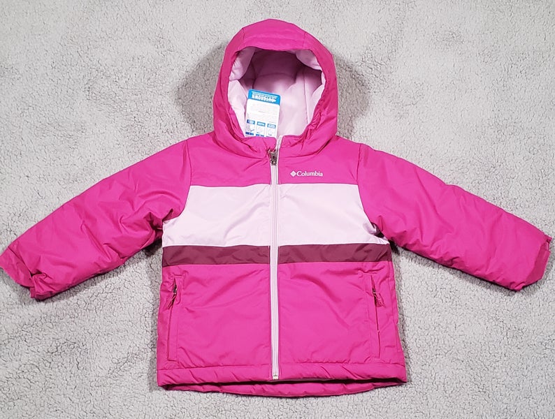 Columbia Toddler Girls Valley Runner II Pink Jacket Size 4T BRAND NEW MSRP $95